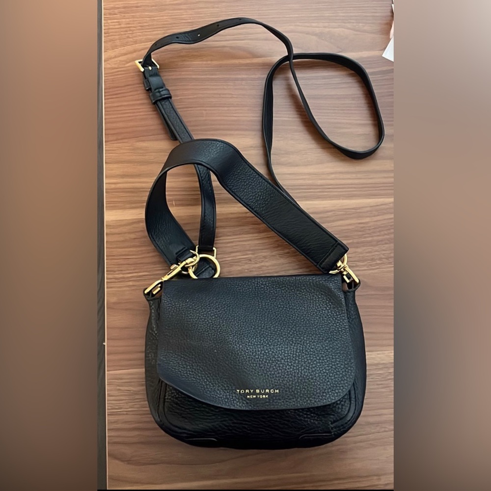 Tory Burch Black Leather Crossbody